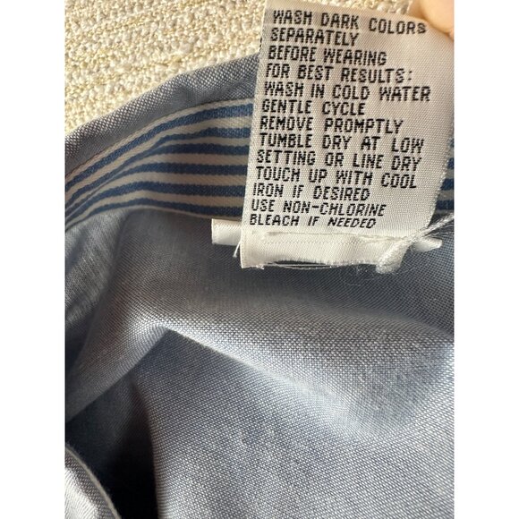 Vintage Napa Valley Womens 2X Button-Up Denim Top Patchwork Cottagecore Dainty - Picture 5 of 13